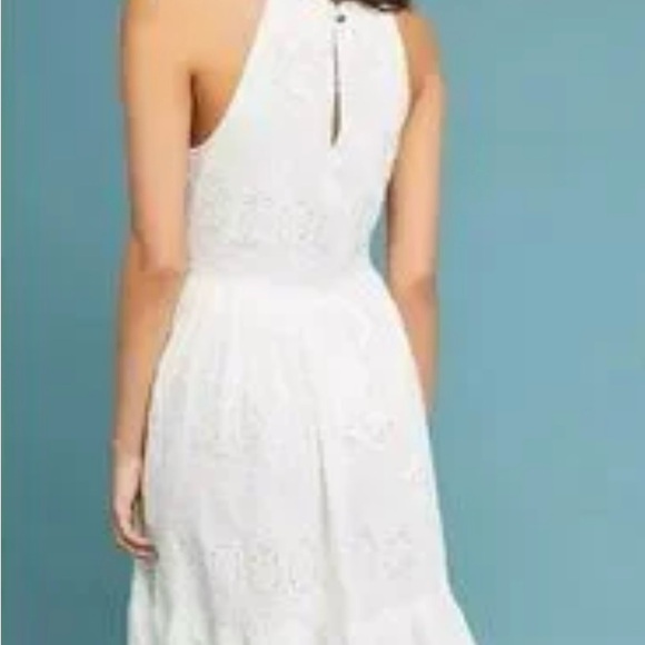 Anthropologie Maeve tiered, eyelet, midi dress - Picture 3 of 13